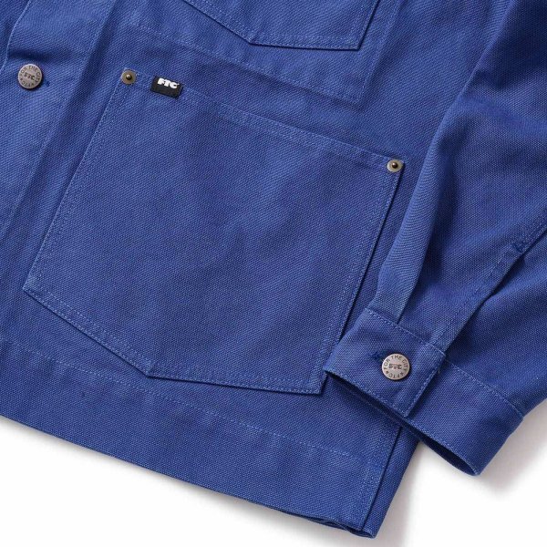 画像4: FTC " WASHED CANVAS WORK JACKET " - BLUE (4)