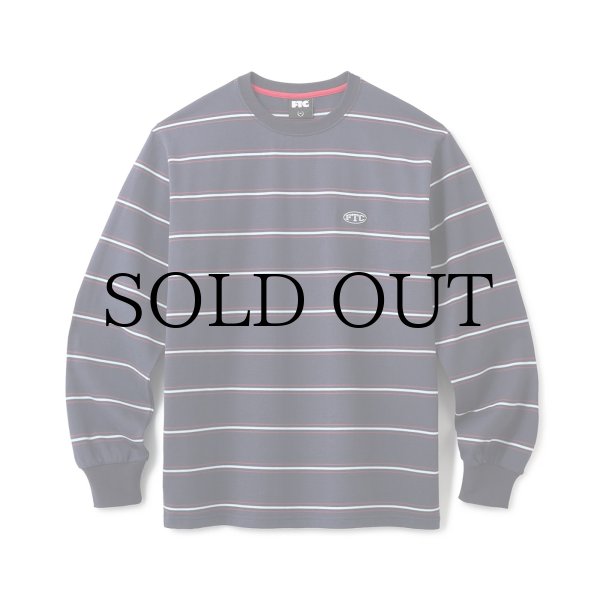 画像1: FTC "PUFF LOGO STRIPE L/S TOP " - NAVY (1)