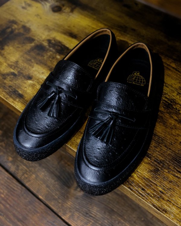 画像6: LAST RESORT AB " VM005 LOAFER  " - OSTRITCH BLACK / BLACK (6)