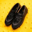 画像1: LAST RESORT AB " VM005 LOAFER  " - OSTRITCH BLACK / BLACK (1)