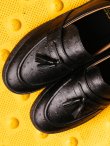 画像9: LAST RESORT AB " VM005 LOAFER  " - OSTRITCH BLACK / BLACK (9)