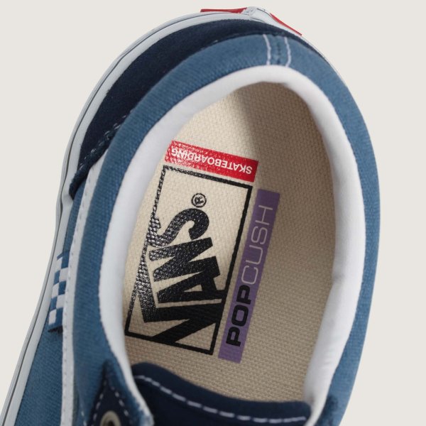 画像6: VANS " SKATE OLD SKOOL SHOE"- NAVY BLUE / WHITE (6)