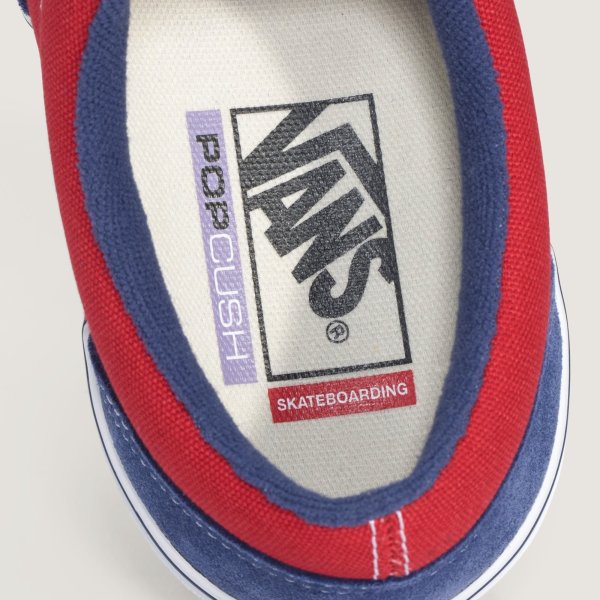 画像5: VANS " SKATE ERA "- BLUE / RED (5)