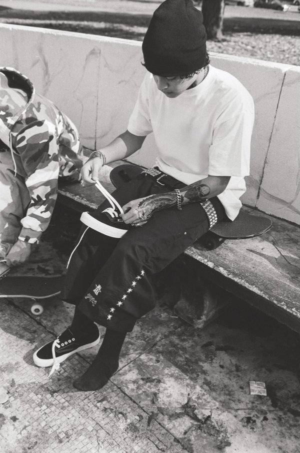 画像10: VANS " SKATE ERA "- BLACK / WHITE (10)