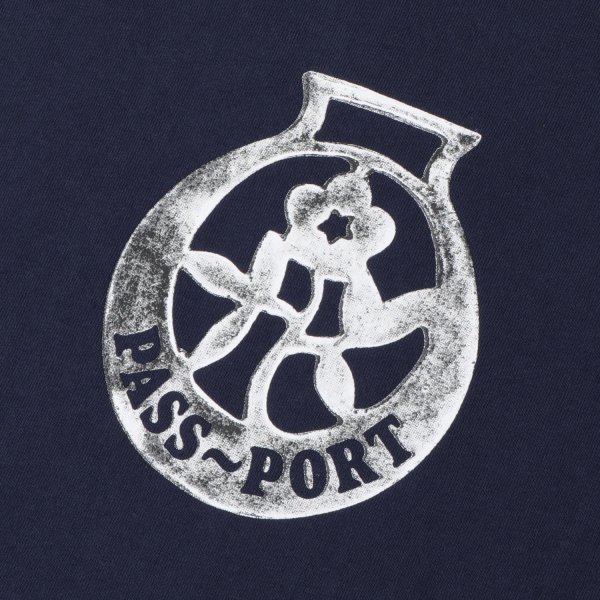 画像2: PASS~PORT " BRASS TEE " - NAVY (2)