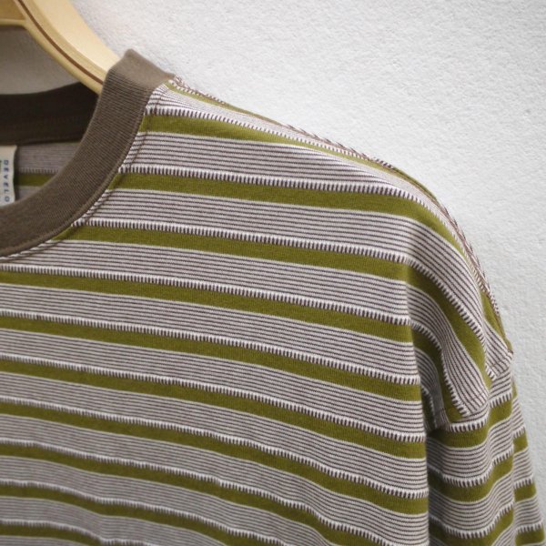 画像2: NOROLL " UNEVENNESS LS TEE" - GREEN (2)