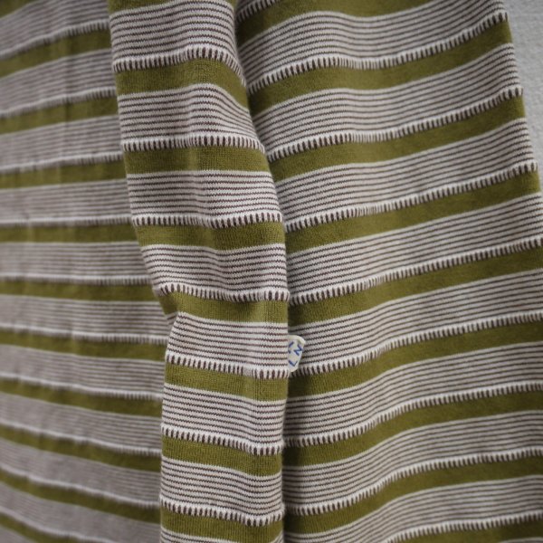 画像4: NOROLL " UNEVENNESS LS TEE" - GREEN (4)