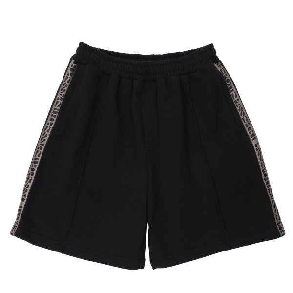 画像1: PASS~PORT " ROUGH NEG ORGANIC FLEECE SHORTS " - BLACK (1)