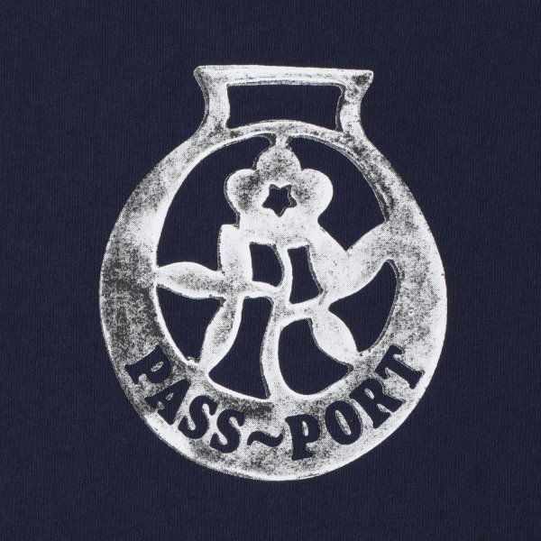 画像3: PASS~PORT " BRASS TEE " - NAVY (3)