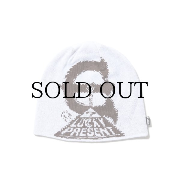 画像1: EVISEN SKATEBOARDS " ATARI LOGO BEANIE " - WHITE (1)