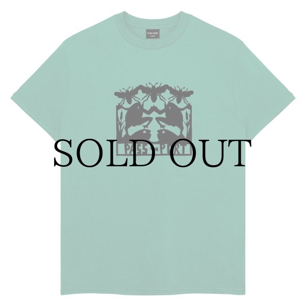 画像1: PASS~PORT " SCISSORCRAFT TEE " - TEAL (1)