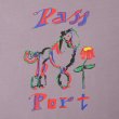 画像3: PASS~PORT " POODLE ORGANIC TEE " - DUSTY LILAC (3)