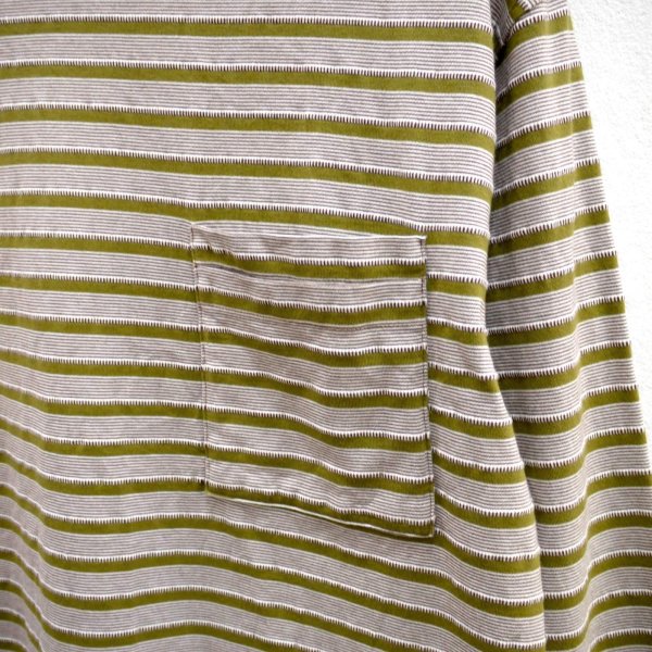 画像3: NOROLL " UNEVENNESS LS TEE" - GREEN (3)