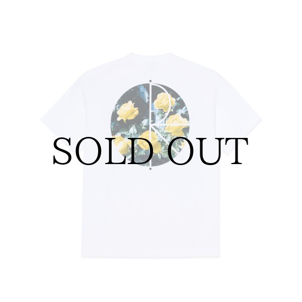 画像1: POLAR SKATE CO. " FILL LOGO TEE / MÄRTAS ROSES " - WHITE (1)