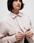 画像4: PASS~PORT " WORKERS CHECK LONG SLEEVE SHIRT " - LIGHT PINK (4)