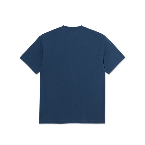 画像2: POLAR SKATE CO. " PASSING RESEMBLANCE TEE " - GREY BLUE (2)