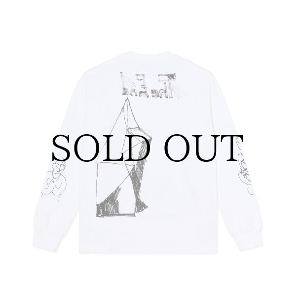 画像2: POLAR SKATE CO. " THE END LS TEE " - WHITE (2)