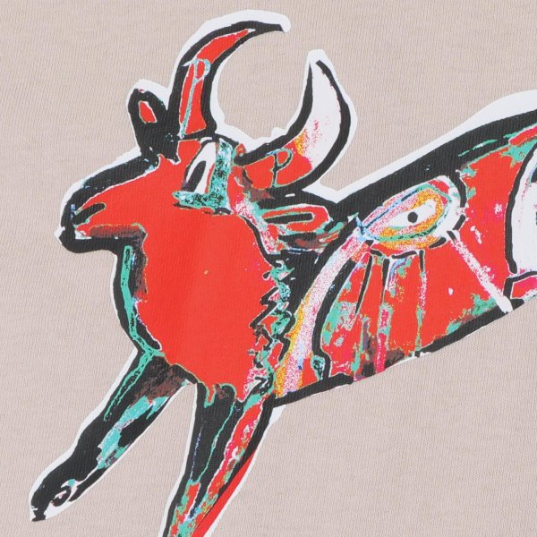 画像3: PASS~PORT " PASS~PORT BULL TEE " - STONE (3)