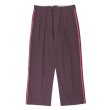 画像1: PASS~PORT " LEAGUES CLUB PANT " - SIDE STRIPE PLUM (1)