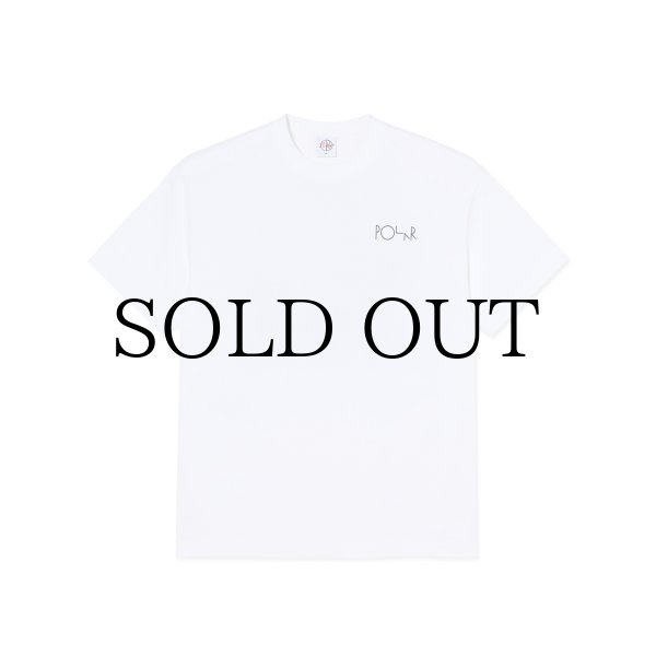 画像3: POLAR SKATE CO. " FILL LOGO TEE / MÄRTAS ROSES " - WHITE (3)