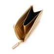 画像5: FTC " CROC LEATHER COMPACT WALLET " - GOLD (5)