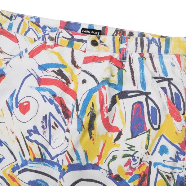 画像2: PASS ~ PORT  " GOES AROUND WORKERS CLUB CLASSIC JEAN " - MULTI (2)