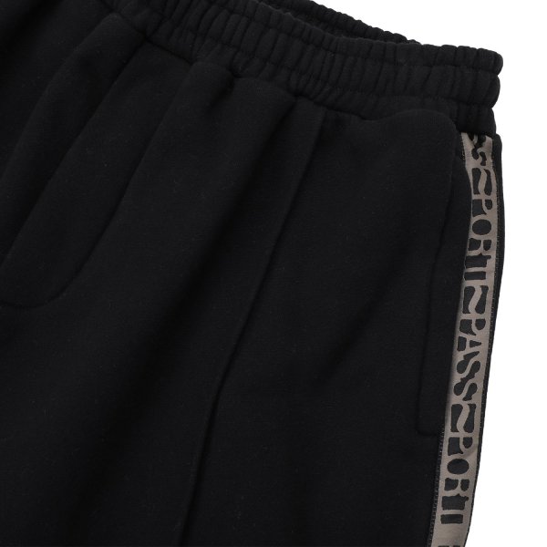 画像3: PASS~PORT " ROUGH NEG ORGANIC FLEECE SHORTS " - BLACK (3)