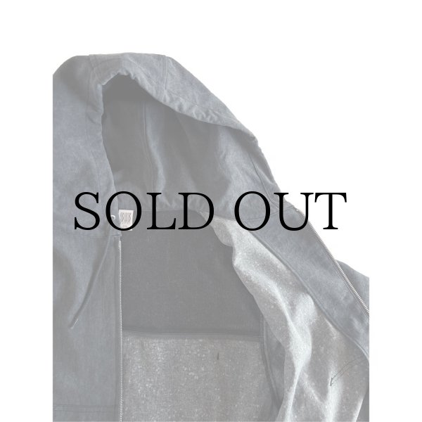 画像6: COMFORTABLE REASON " PIGMENT COATING HOODED JACKET " - OLIVE (6)