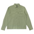 画像1: PASS~PORT " WORKERS CHECK LONG SLEEVE SHIRT " - SAGE (1)