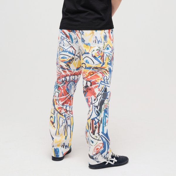 画像9: PASS ~ PORT  " GOES AROUND WORKERS CLUB CLASSIC JEAN " - MULTI (9)