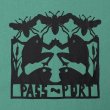 画像2: PASS~PORT " SCISSORCRAFT TEE " - TEAL (2)