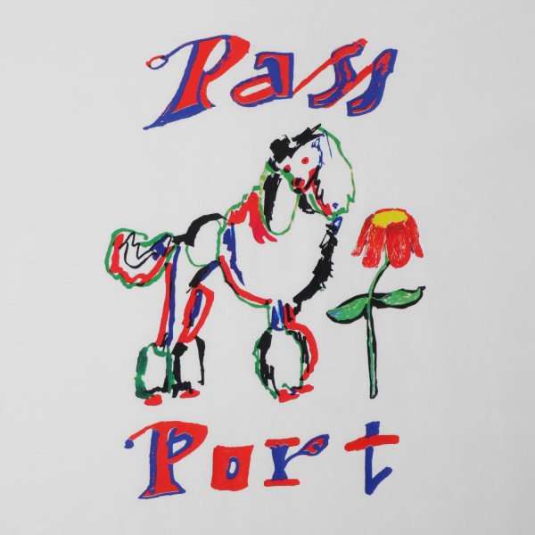 画像3: PASS~PORT " POODLE ORGANIC TEE " - WHITE (3)
