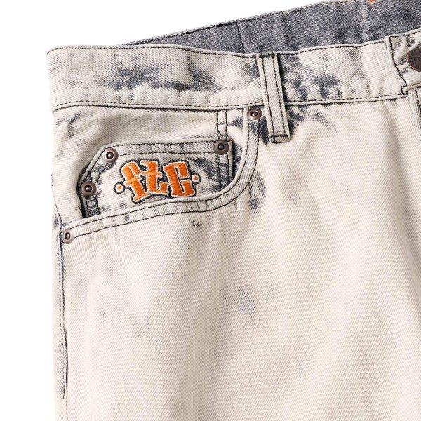 画像4: FTC " EMB /  Baggy Fit " - DYED WHITE (4)