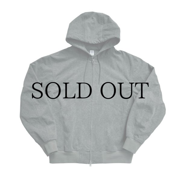 画像1: COMFORTABLE REASON " PIGMENT COATING HOODED JACKET " - OLIVE (1)