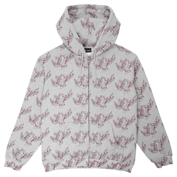 画像1: PASS~PORT " TRUMPETS ZIP HOOD " - ASH (1)