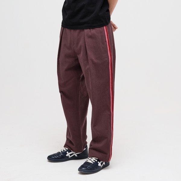 画像8: PASS~PORT " LEAGUES CLUB PANT " - SIDE STRIPE PLUM (8)