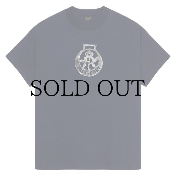 画像1: PASS~PORT " BRASS TEE " - NAVY (1)