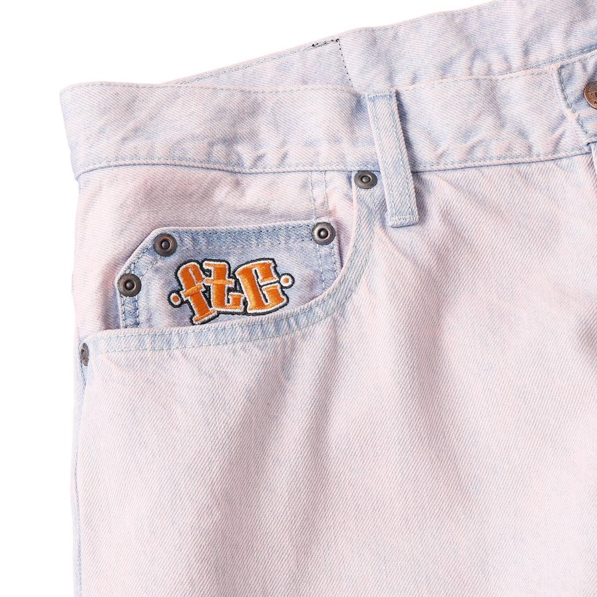 画像4: FTC " EMB /  Baggy Fit " - DYED PINK (4)