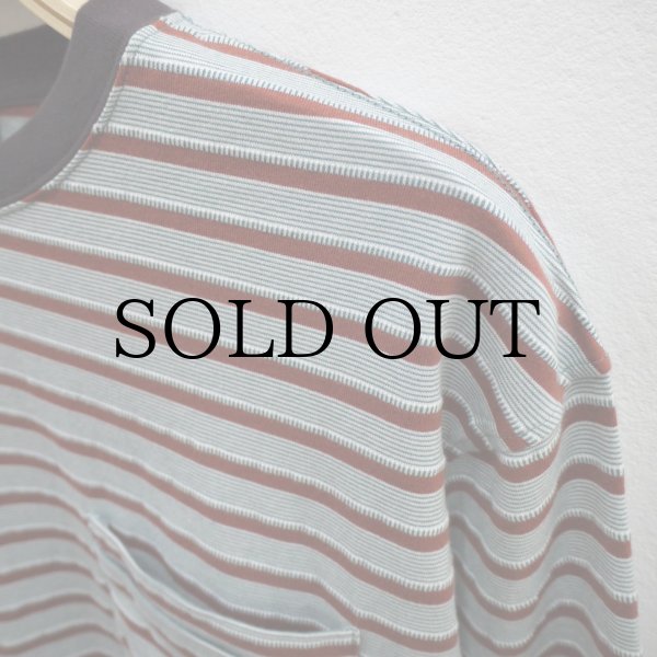 画像2: NOROLL " UNEVENNESS LS TEE" - ORANGE (2)