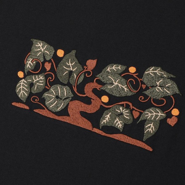 画像2: PASS~PORT " ORCHARD ORGANIC TEE " - BLACK (2)