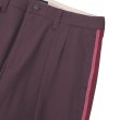 画像3: PASS~PORT " LEAGUES CLUB PANT " - SIDE STRIPE PLUM (3)