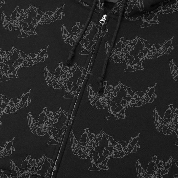 画像4: PASS~PORT " TRUMPETS ZIP HOOD " - BLACK (4)