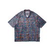 画像1: EVISEN " JULIEN OPEN SS SHIRT " - TURQUOISE (1)
