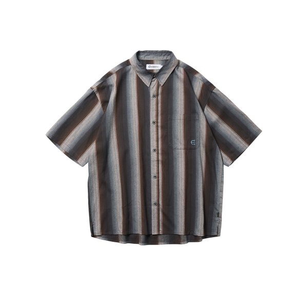 画像1: EVISEN " WILLIAM SHIRT " - BLACK (1)