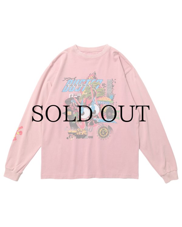 画像2: EVISEN  " BASTARD LS TEE " - PINK (2)