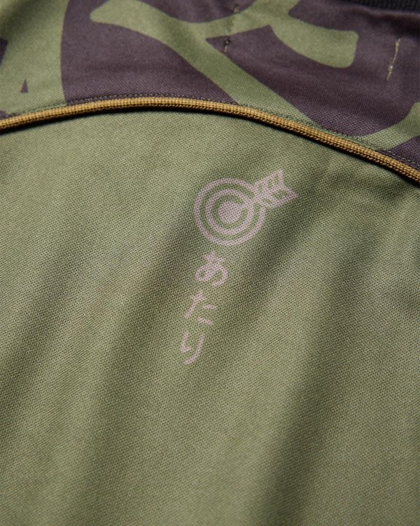 画像10: EVISEN " PHEASANT MOTO JERSEY " - ORANGE / PURPLE (10)