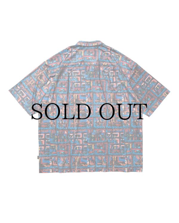 画像3: EVISEN " JULIEN OPEN SS SHIRT " - BLUE / ORANGE (3)