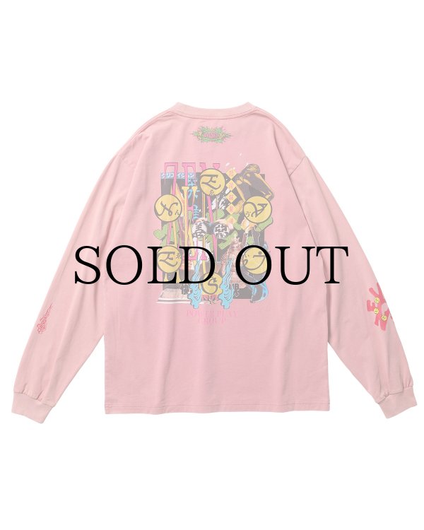 画像3: EVISEN  " BASTARD LS TEE " - PINK (3)