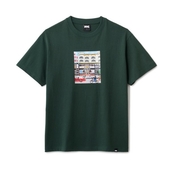 画像1: FTC " SHOP TEE - Artwork by Pilar O' Conner " - FOREST GREEN (1)