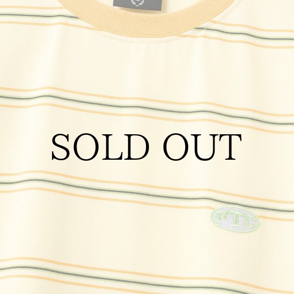 画像2: FTC "PUFF LOGO STRIPE RINGER TEE " - YELLOW (2)